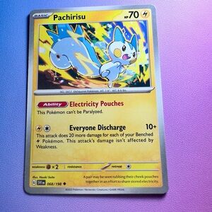 pachirisu - 068/198 (uncommon) — pokemon: scarlet & violet base set